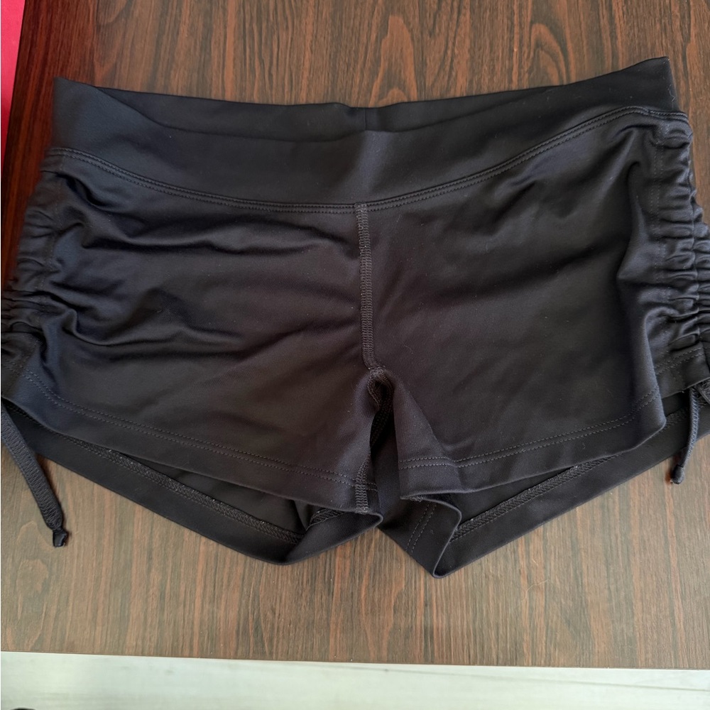 Mika Yoga Wear Black Athletic Shorts